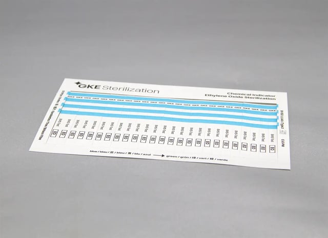 Indicator Strips for Ethylene Oxide Sterilization